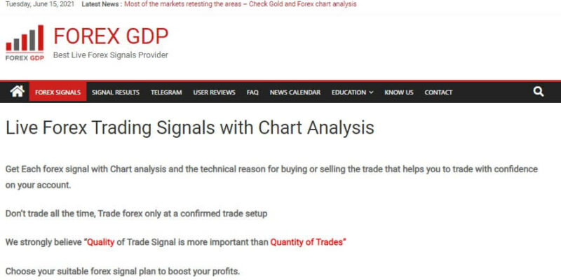 Forex GDP Review: The Signal Service Without Trading Results • FX Tech Lab