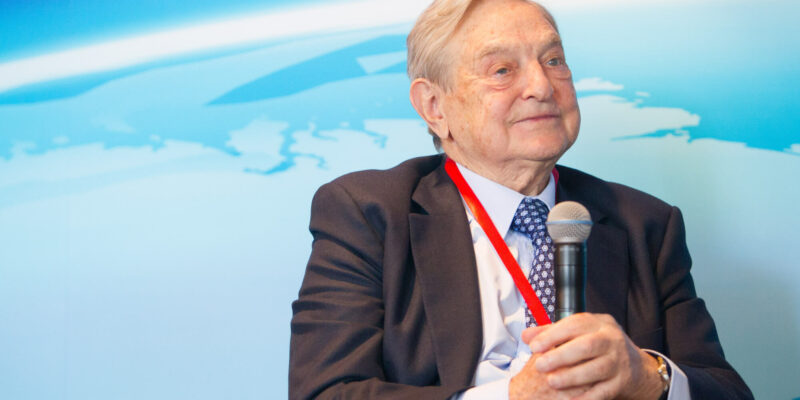 Billionaire investor George Soros, chairman of Soros Fund Management and founder of The Open Society Institute