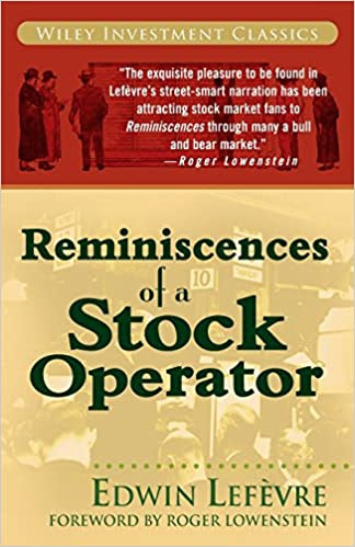 Reminiscences of a Stock Operator by Edwin Lefèvre,book