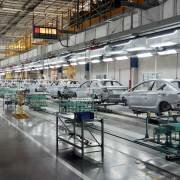 Cars are manufactured