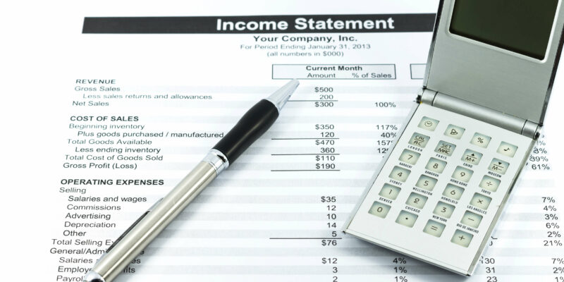 income statement report