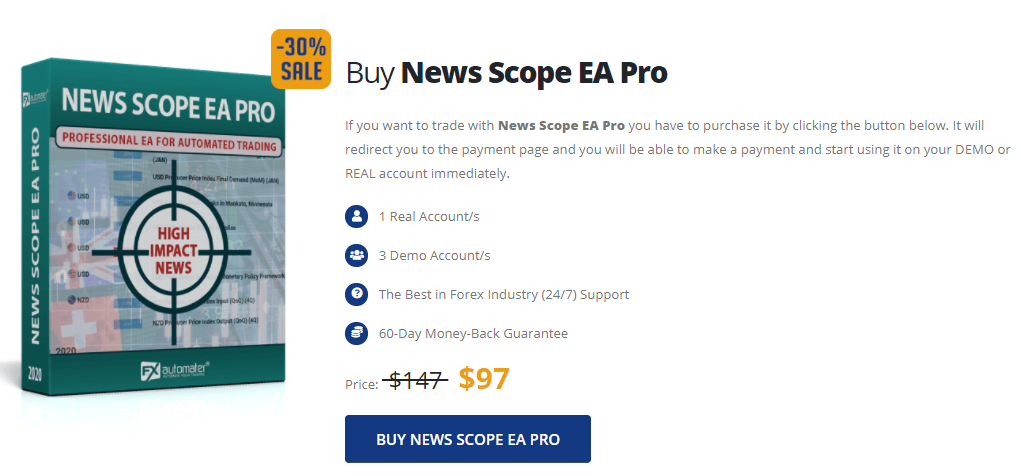 News Scope EA Pro pricing details