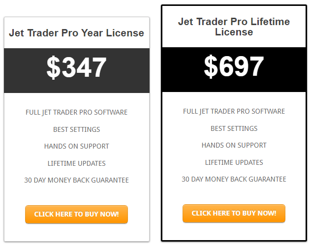 Jet Trader Pro’s price