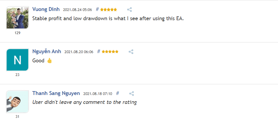 User reviews for Sodobe Scalper on MQL5