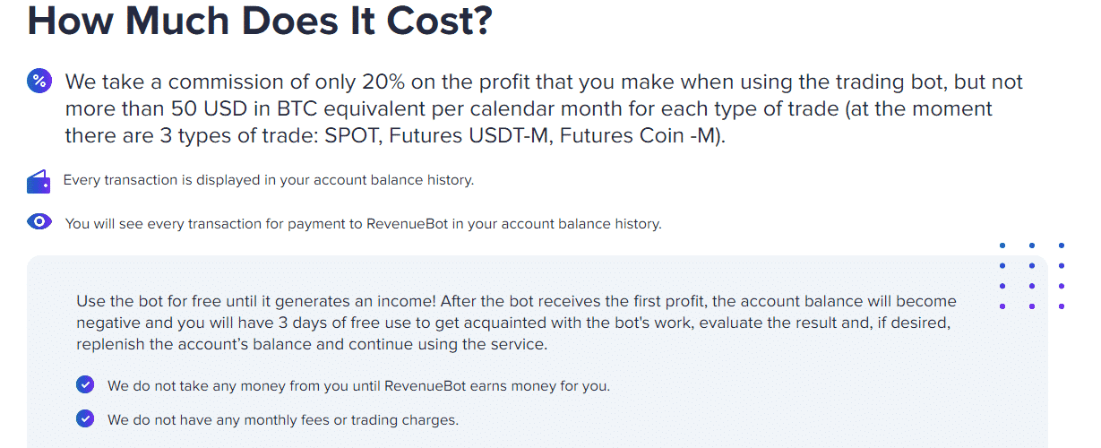 Pricing of RevenueBot