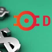 Dollar concept with silver dollar symbols