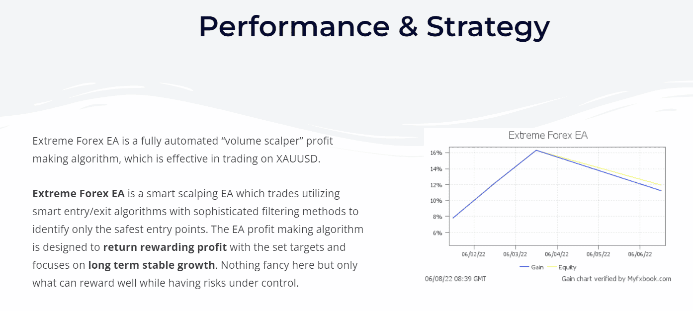 The robot performance and strategy overview